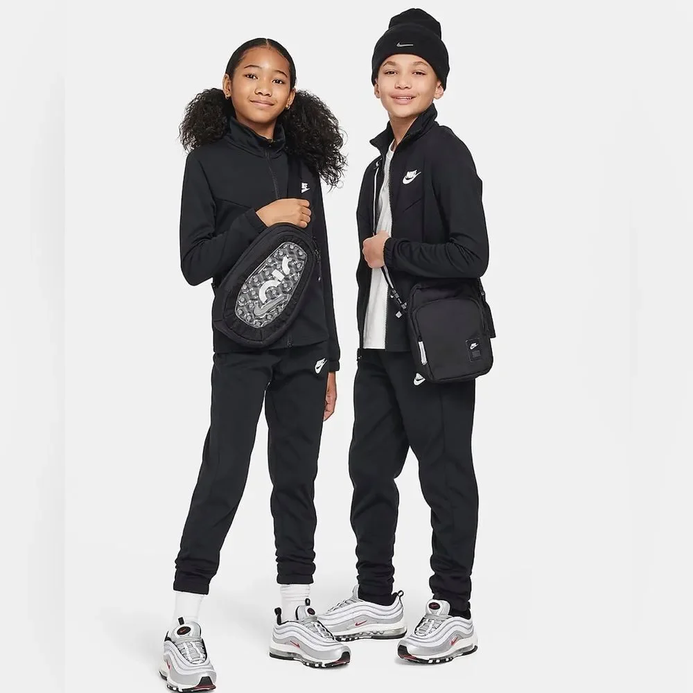 Nike Sportswear Big Kids' 2Pc Tracksuit black hoodie size M NWT in‎ packaging
